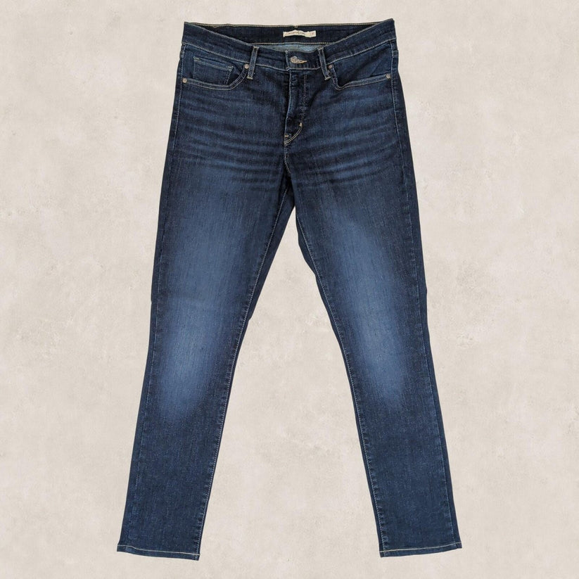 levi's womens dark blue 311 shaping skinny stretch denim jeans w31 l32 by Levi's – | RewearableUK