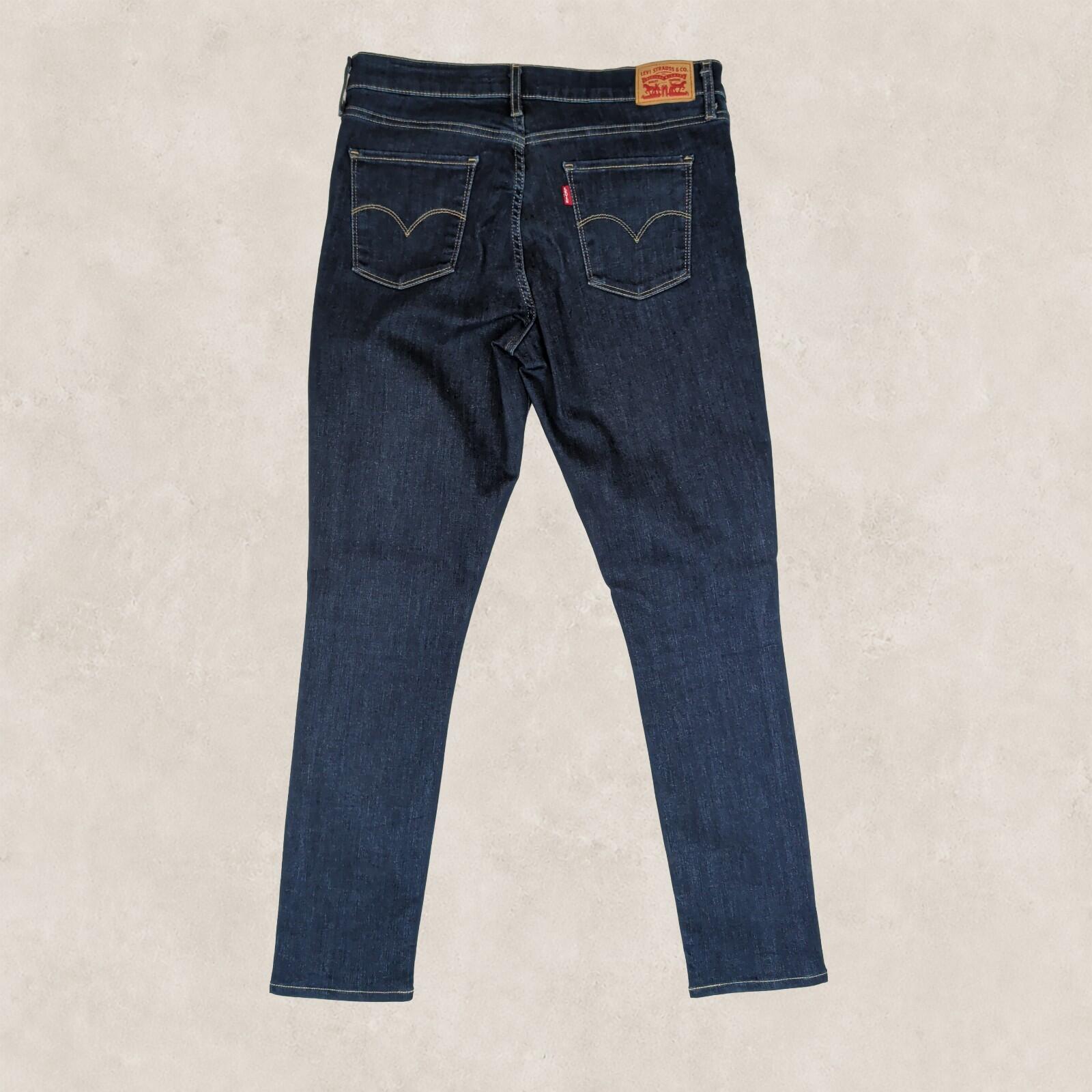 levi's womens dark blue 311 shaping skinny stretch denim jeans w31 l32 by Levi's – | RewearableUK
