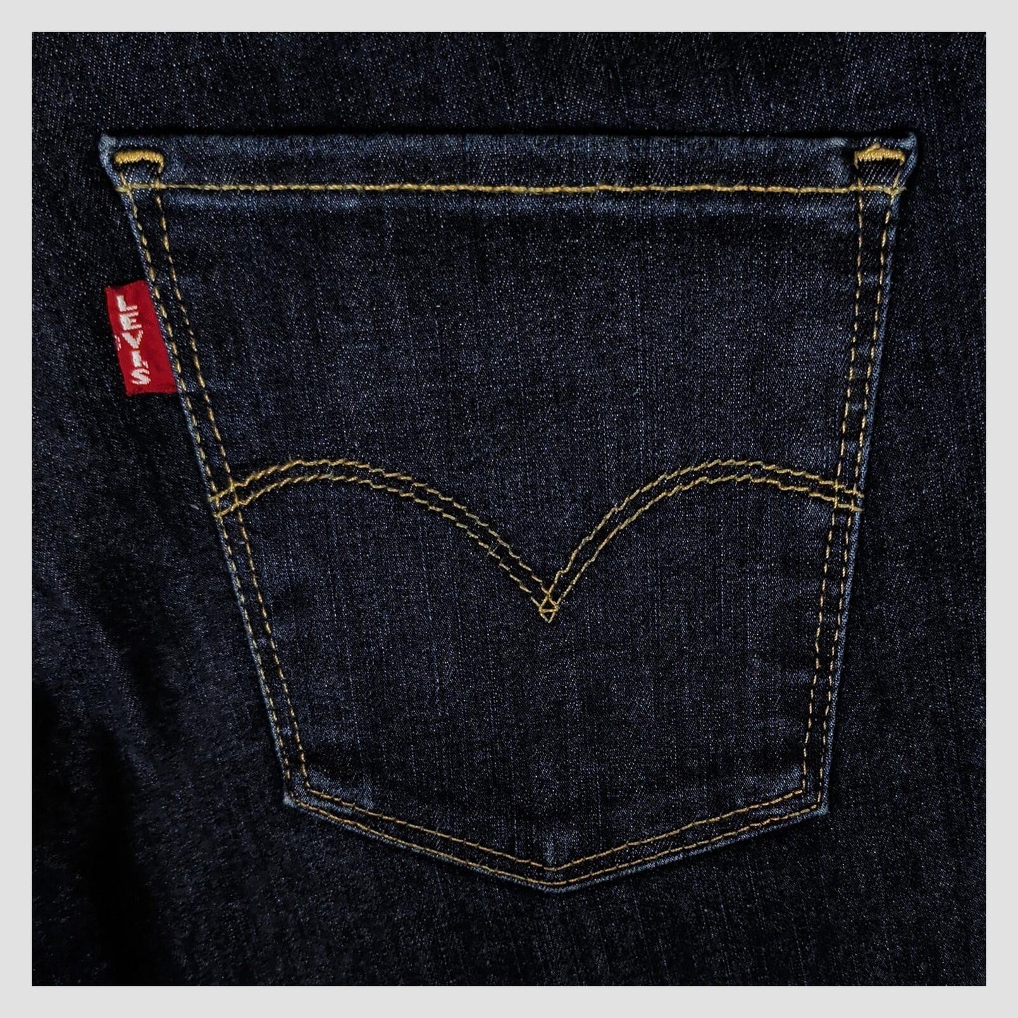 levi's womens dark blue 311 shaping skinny stretch denim jeans w31 l32 by Levi's – | RewearableUK