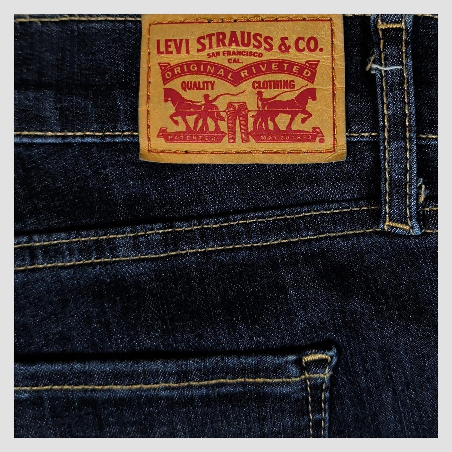 levi's womens dark blue 311 shaping skinny stretch denim jeans w31 l32 by Levi's – | RewearableUK