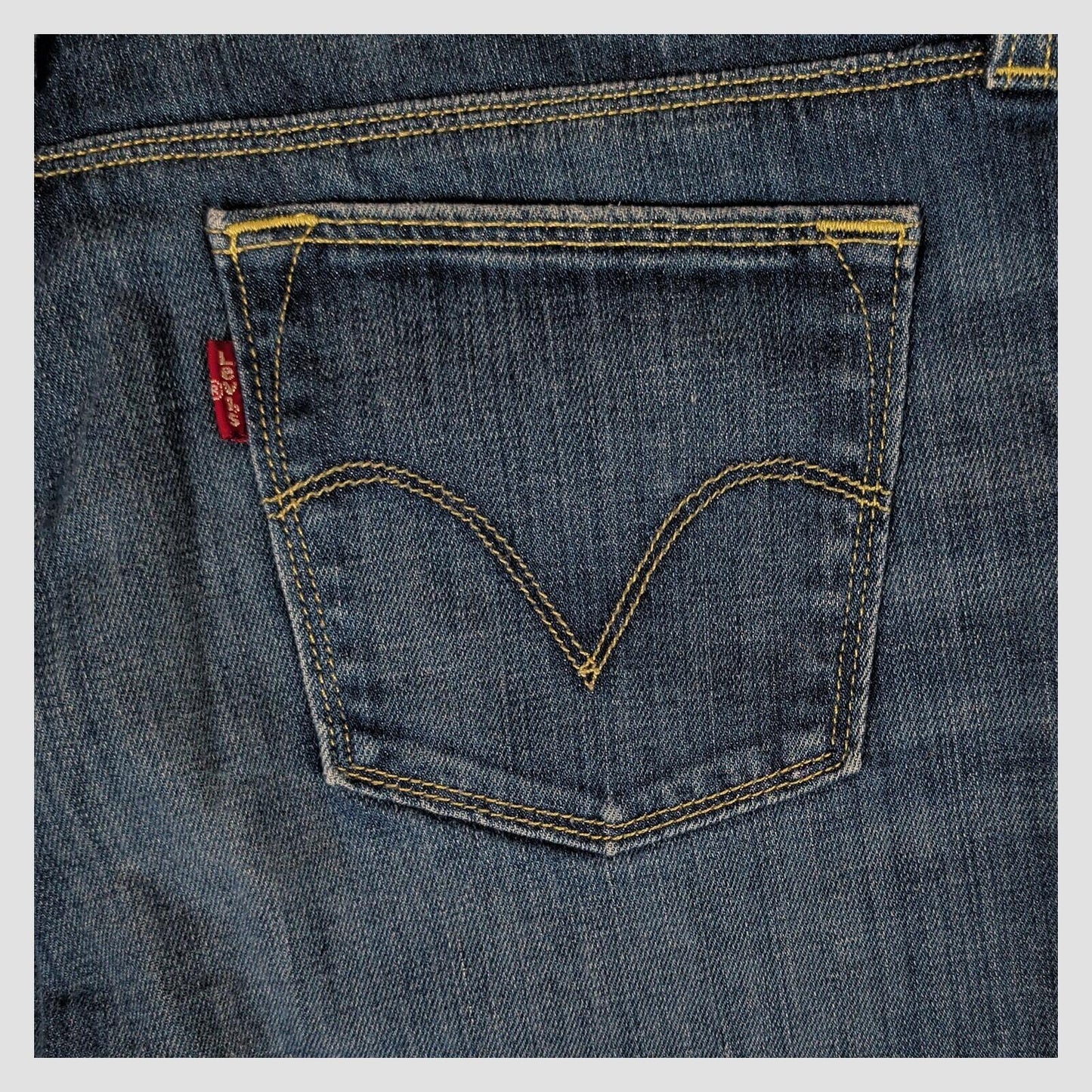 levi's womens medium blue 572 boot cut stretch cotton casual denim jeans 29x32 by Levi's – | RewearableUK