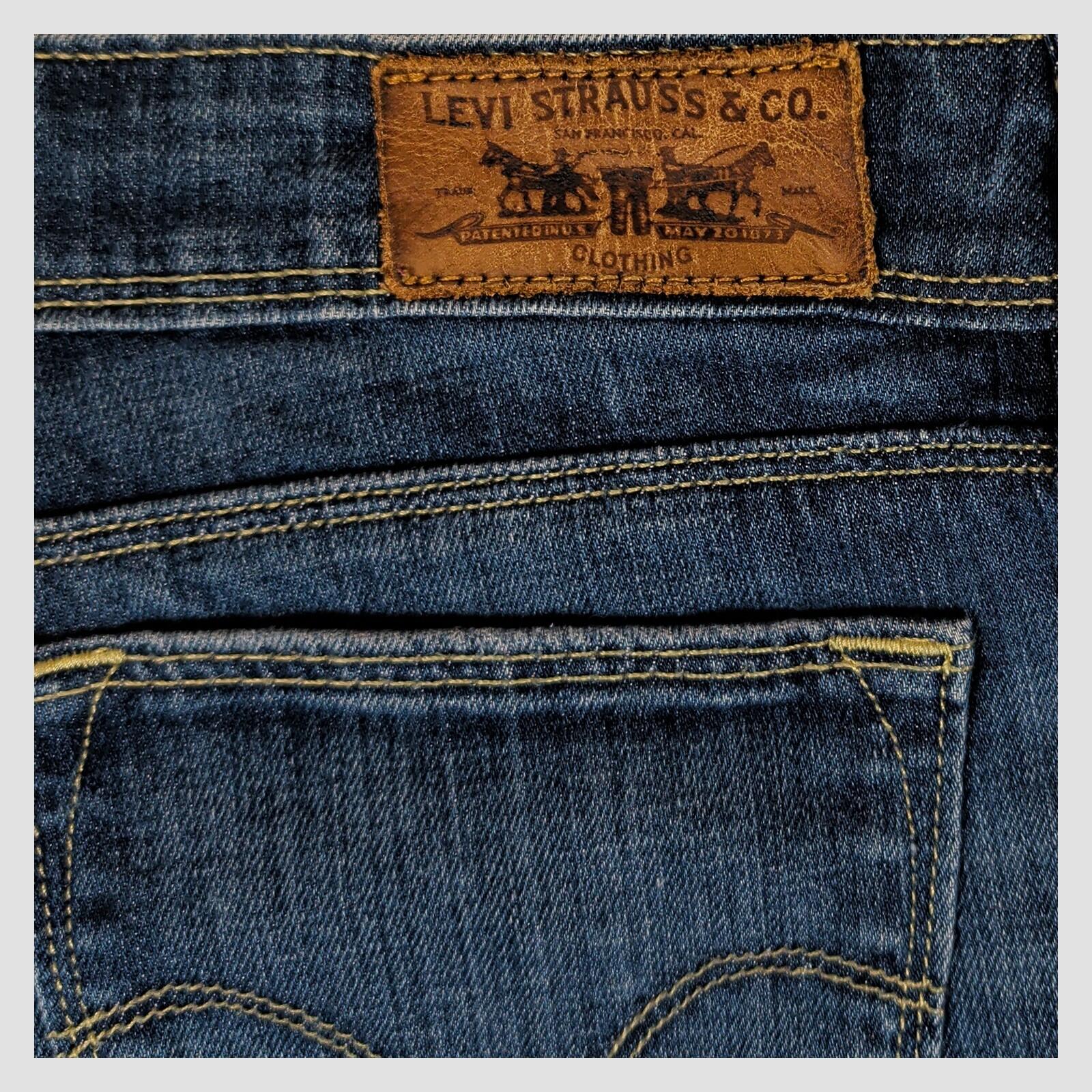 levi's womens medium blue 572 boot cut stretch cotton casual denim jeans 29x32 by Levi's – | RewearableUK