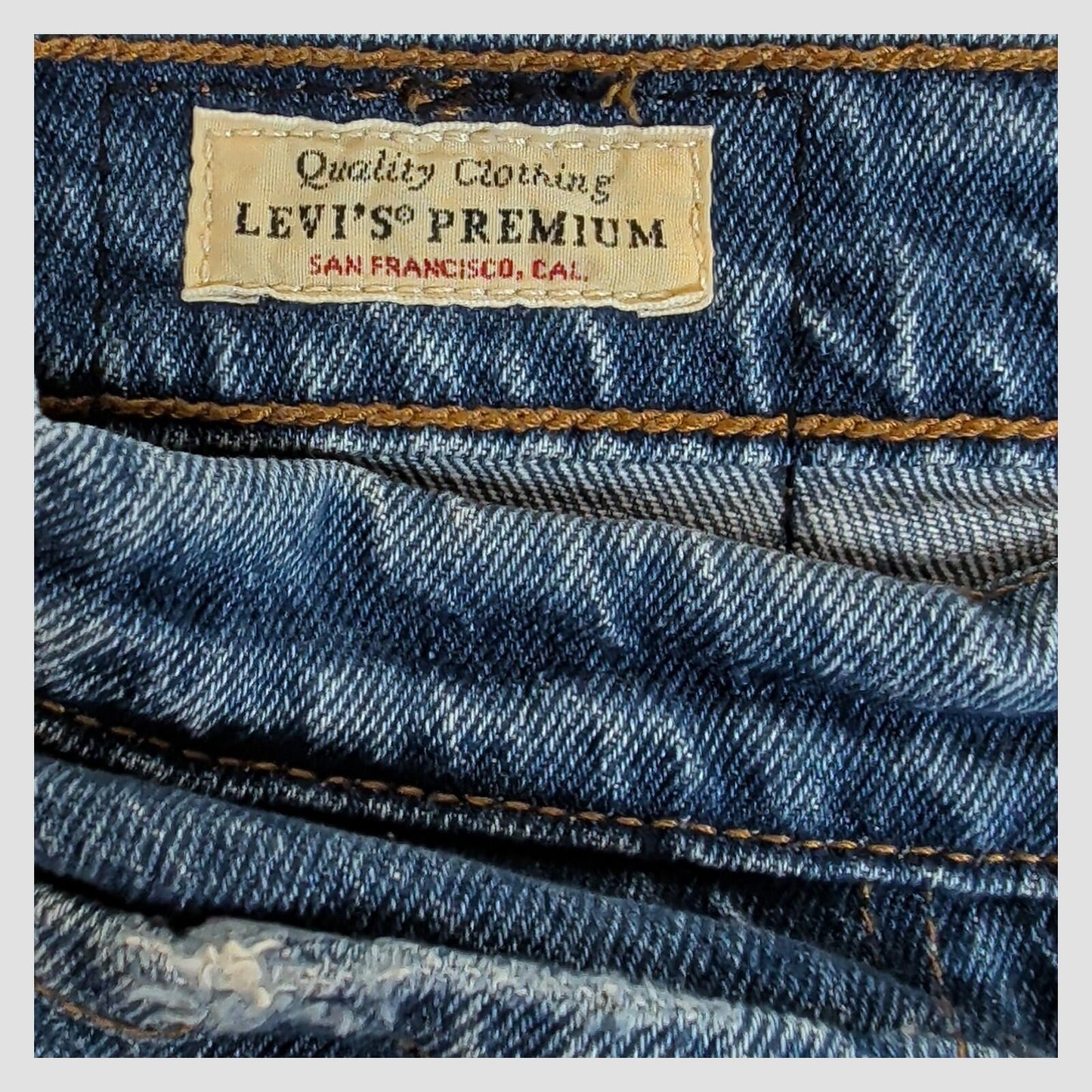 Levi’s Womens Ribcage Straight Ankle Jeans W34 Light Blue Denim by Levi's – | RewearableUK