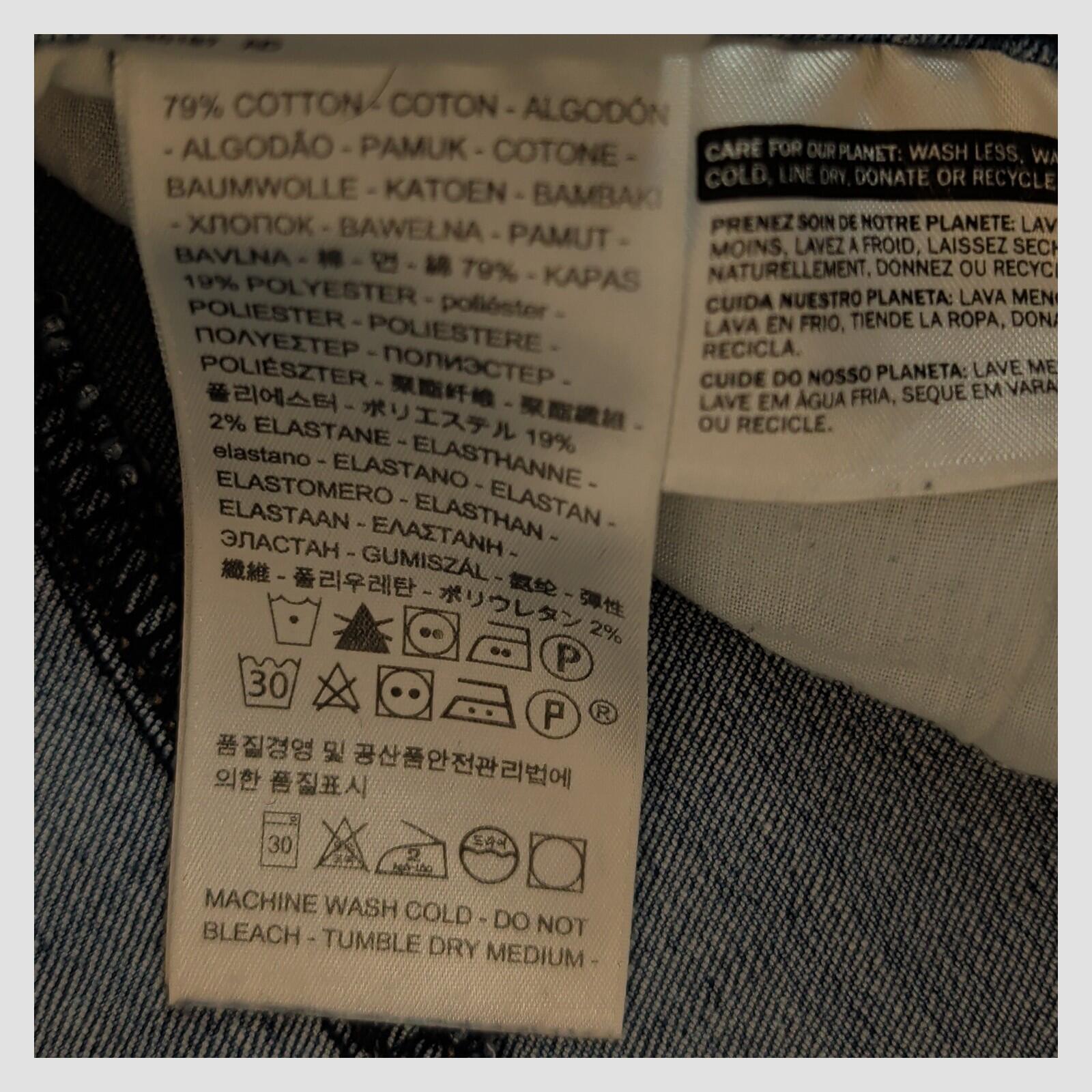 Levi’s Womens Slimming Skinny Jeans W30 L32 Blue Stretch Denim by Levi's – | RewearableUK