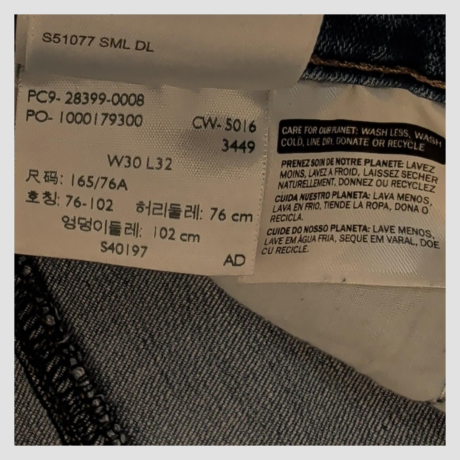 Levi’s Womens Slimming Skinny Jeans W30 L32 Blue Stretch Denim by Levi's – | RewearableUK