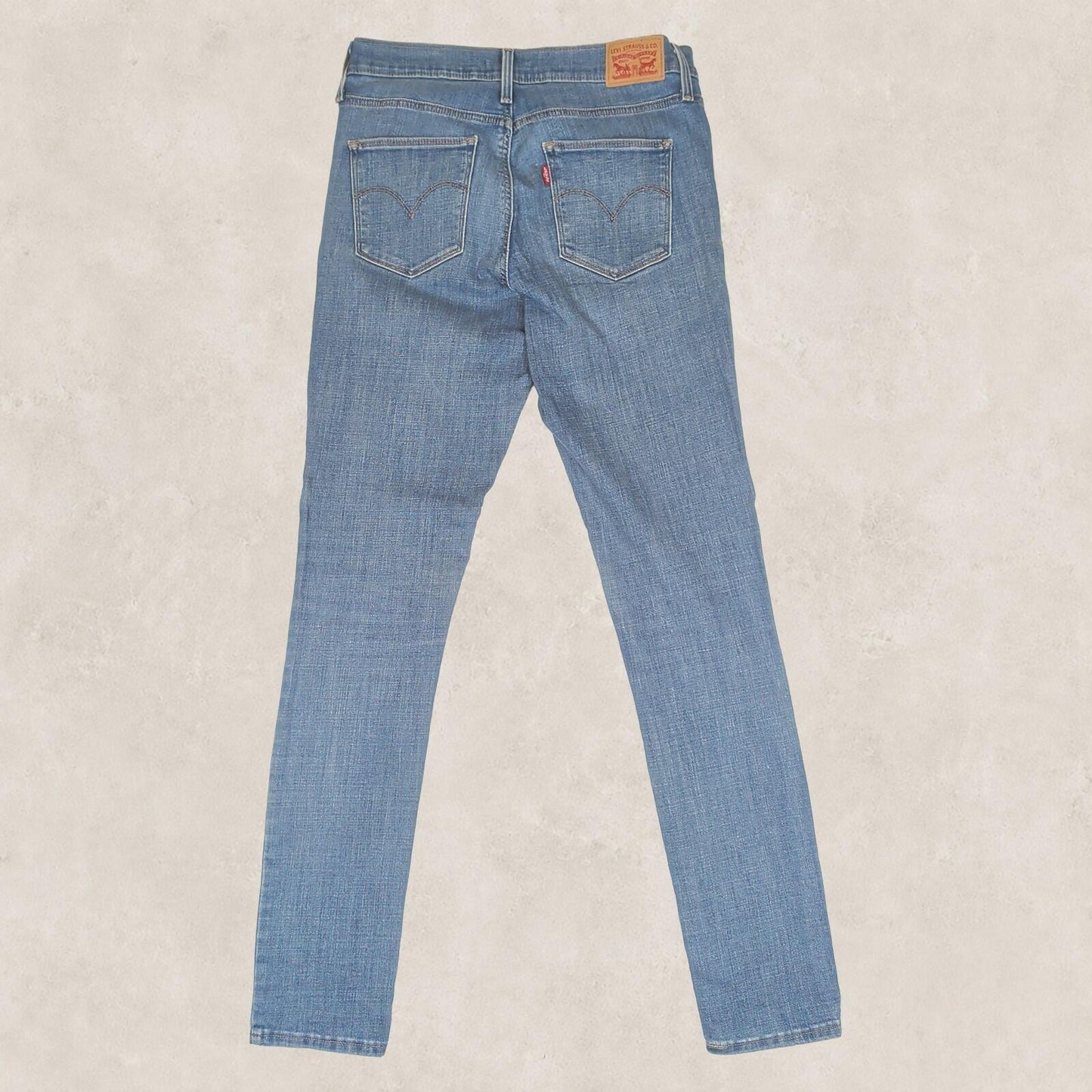 Levi’s Womens Slimming Skinny Jeans W30 L32 Blue Stretch Denim by Levi's – | RewearableUK