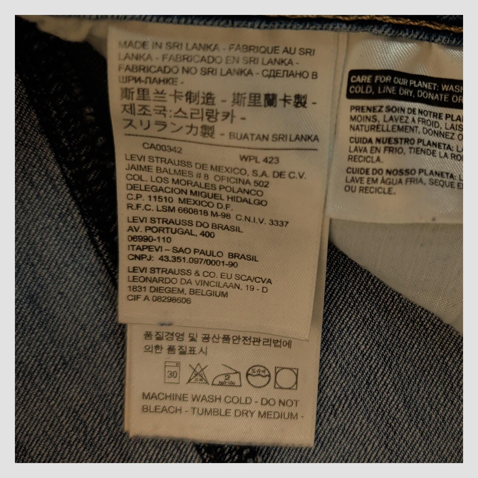 Levi’s Womens Slimming Skinny Jeans W30 L32 Blue Stretch Denim by Levi's – | RewearableUK