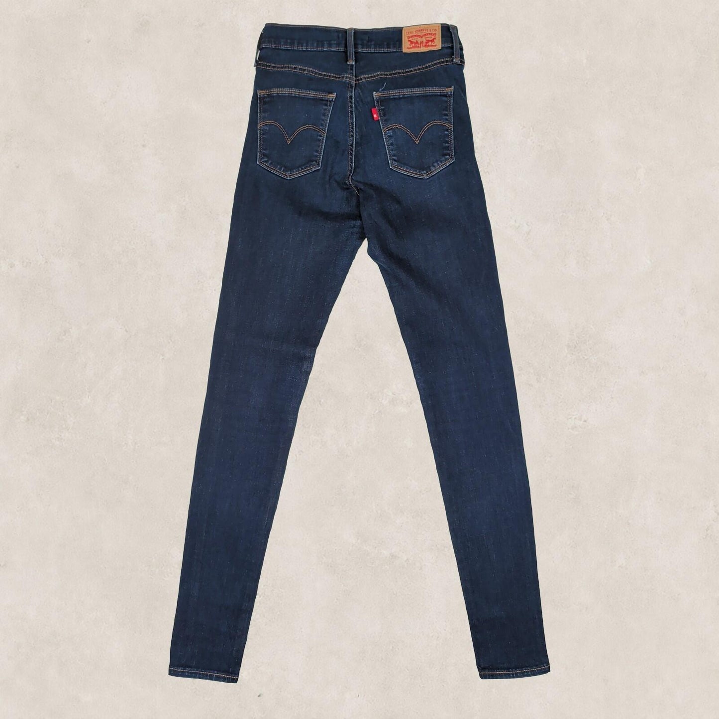 Levi’s Womens Slimming Super Skinny Jeans W27 L32 Dark Blue Denim by Levi's – | RewearableUK
