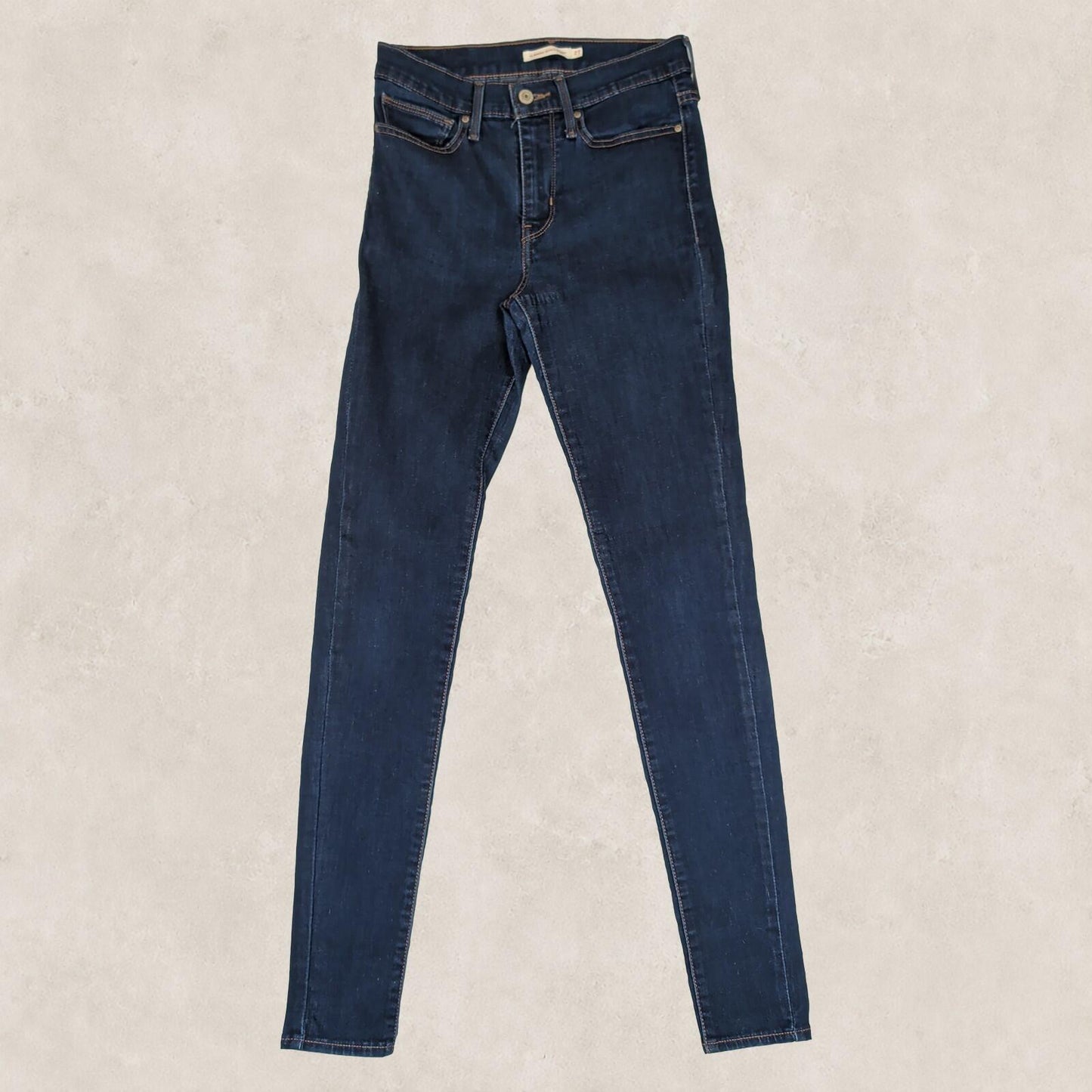 Levi’s Womens Slimming Super Skinny Jeans W27 L32 Dark Blue Denim by Levi's – | RewearableUK