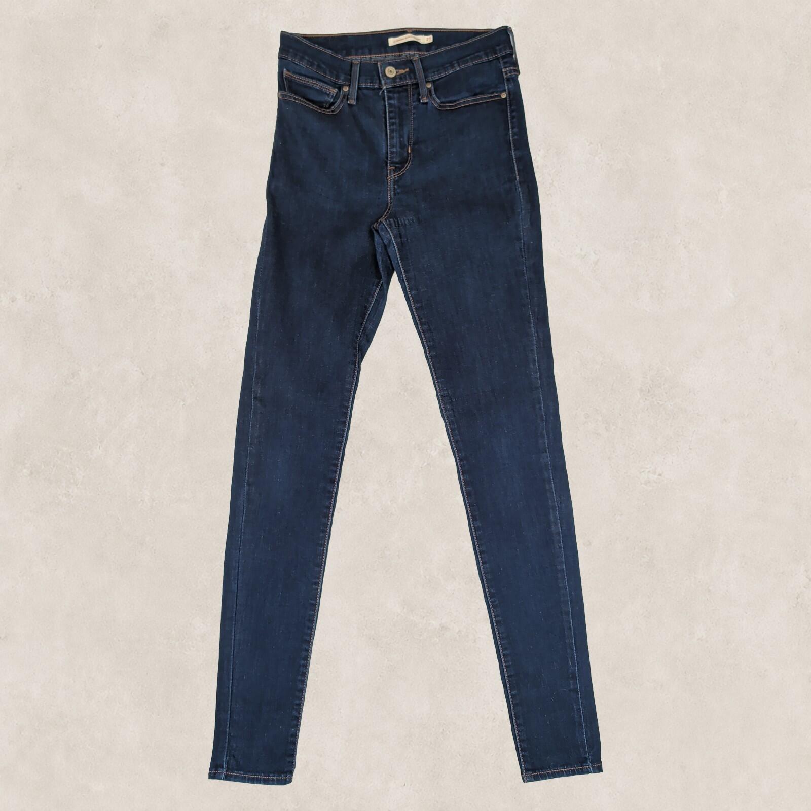 Levi’s Womens Slimming Super Skinny Jeans W27 L32 Dark Blue Denim by Levi's – | RewearableUK