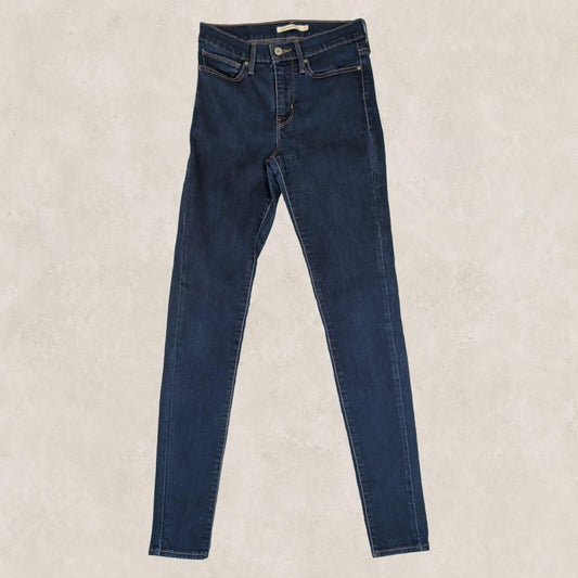 Levi’s Womens Slimming Super Skinny Jeans W27 L32 Dark Blue Denim by Levi's – | RewearableUK