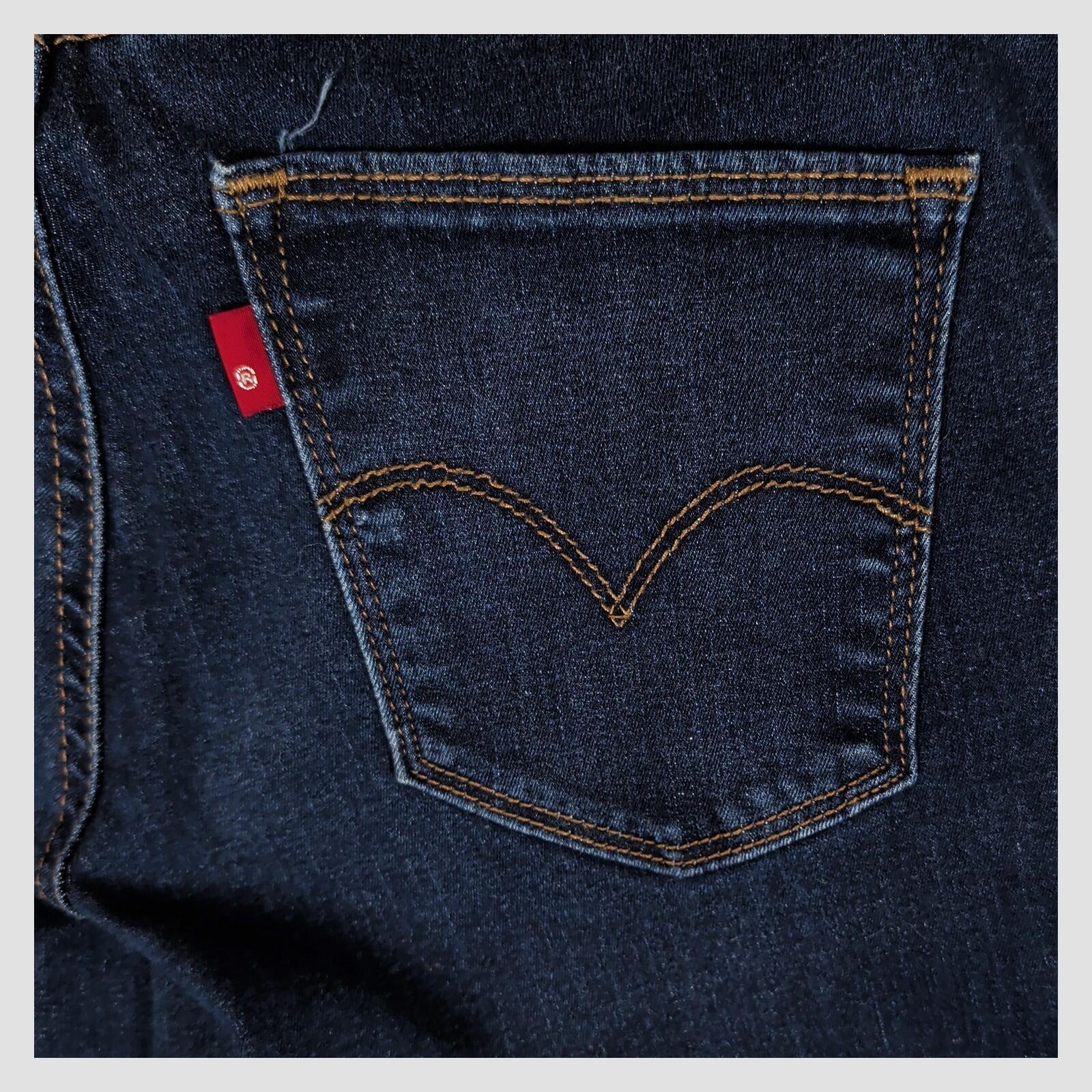 Levi’s Womens Slimming Super Skinny Jeans W27 L32 Dark Blue Denim by Levi's – | RewearableUK