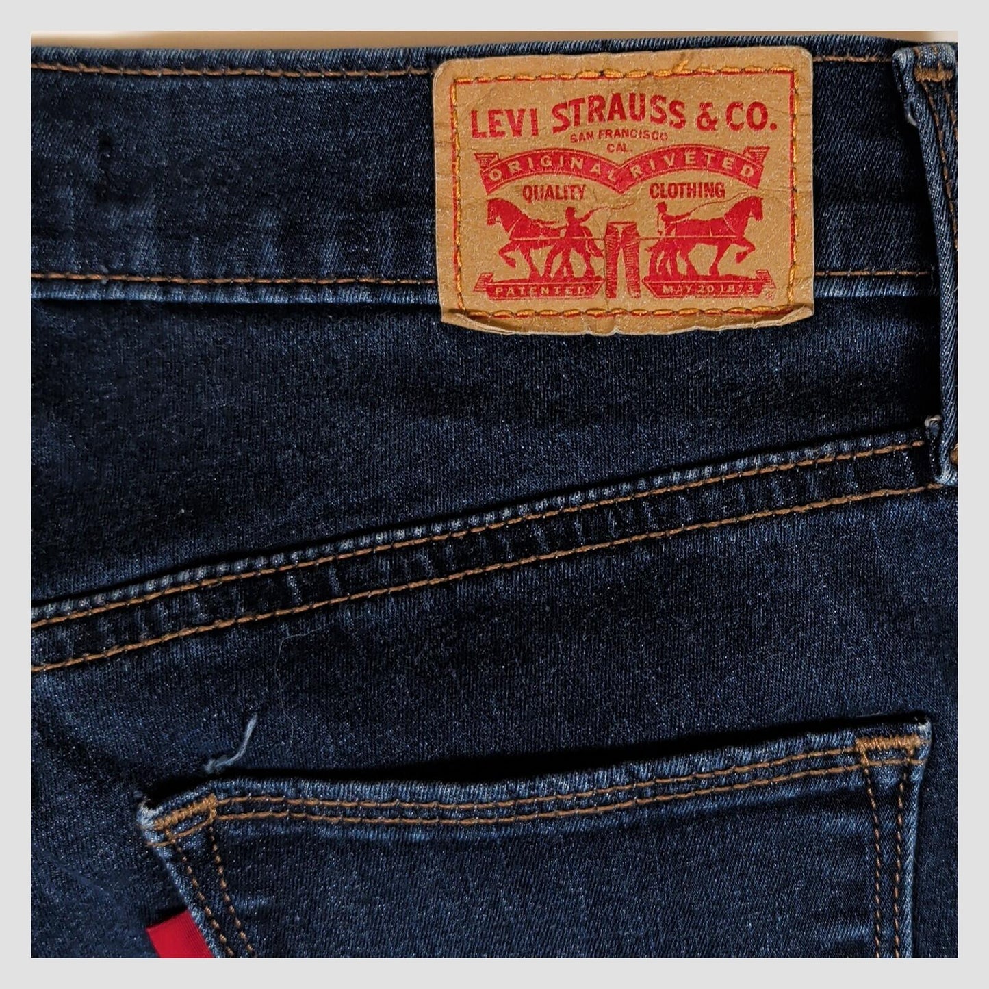 Levi’s Womens Slimming Super Skinny Jeans W27 L32 Dark Blue Denim by Levi's – | RewearableUK