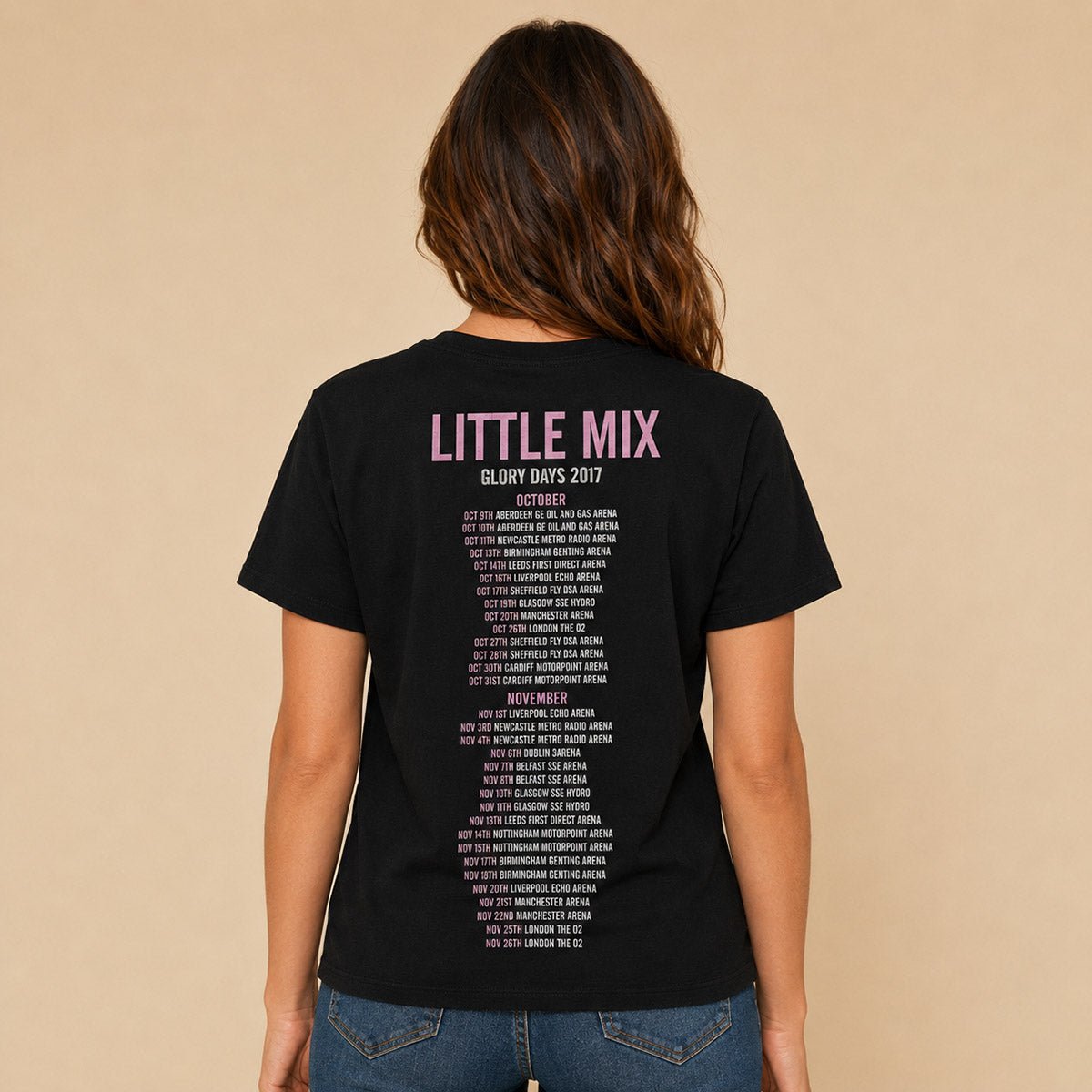 Little Mix Glory Days Tour 2017 T-Shirt M Black – product photo 2 | RewearableUK