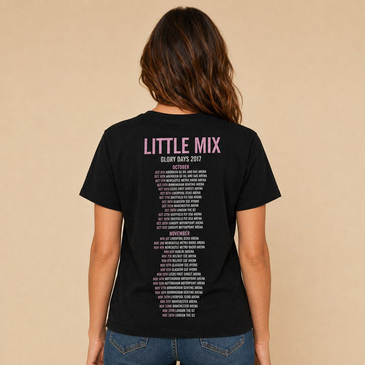 Little Mix Glory Days Tour 2017 T-Shirt M Black – product photo 2 | RewearableUK