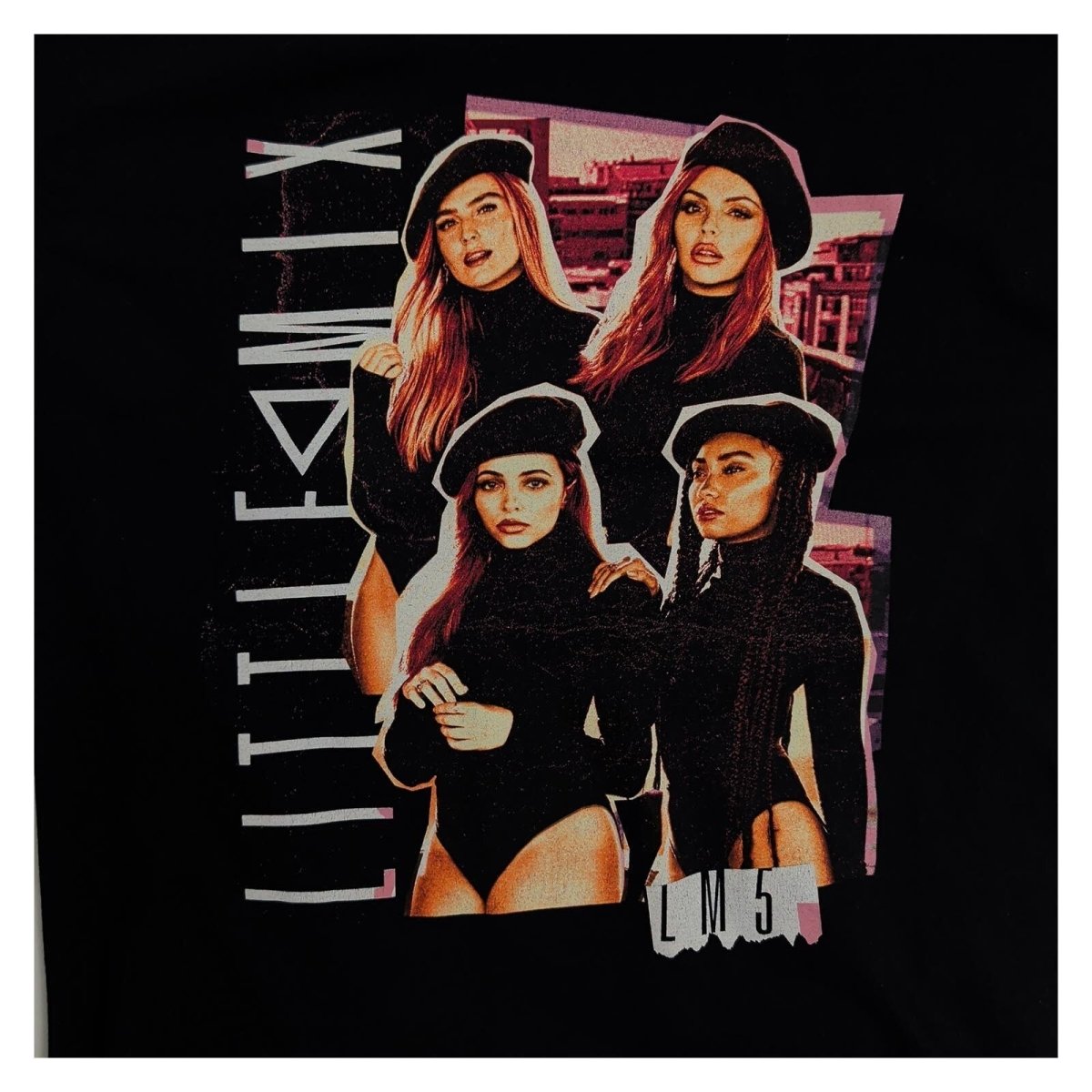 Little Mix LM5 Album T-Shirt Women's XL Black Gildan Softstyle Pop Band Tee – product photo 2 | RewearableUK