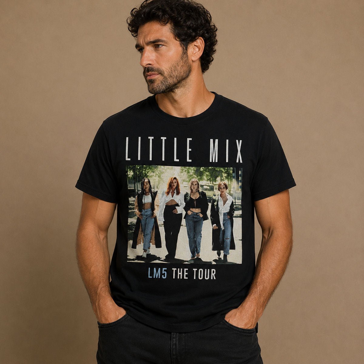 Little Mix LM5 The Tour 2019 T-Shirt S Black Gildan Double-Sided – Music T-Shirt product photo 1 | RewearableUK