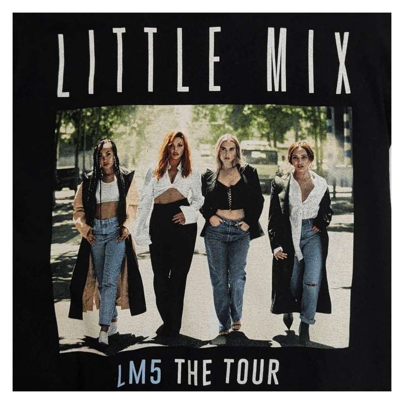Little Mix LM5 The Tour 2019 T-Shirt S Black Gildan Double Sided Pop Band Tee – product photo 3 | RewearableUK