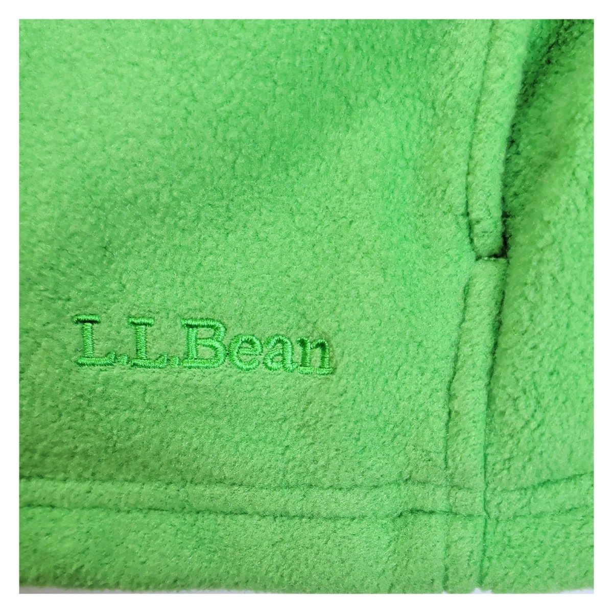 L.L.Bean Women's Fleece Jacket Regular M Green Full Zip Softshell – product photo 6 | RewearableUK