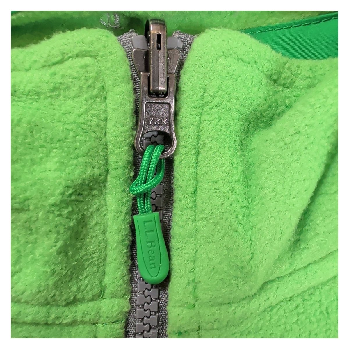 L.L.Bean Women's Fleece Jacket Regular M Green Full Zip Softshell – product photo 3 | RewearableUK