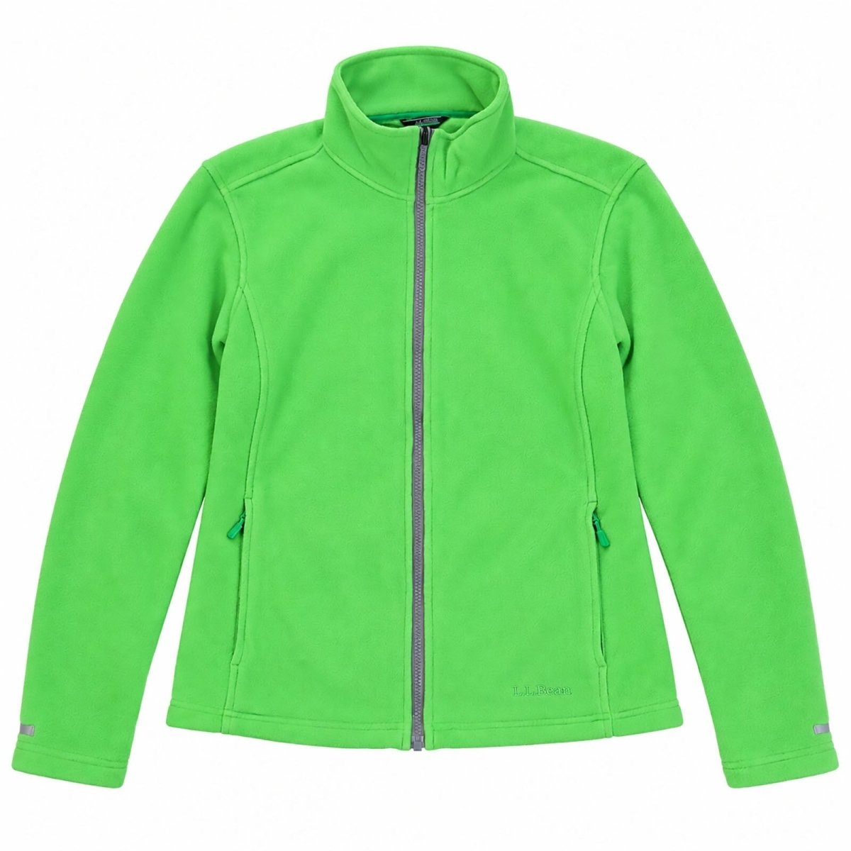L.L.Bean Women's Fleece Jacket Regular M Green Full Zip Softshell – product photo 1 | RewearableUK