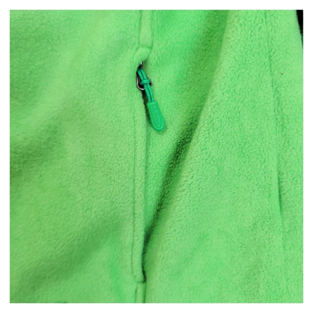 L.L.Bean Women's Fleece Jacket Regular M Green Full Zip Softshell – product photo 7 | RewearableUK