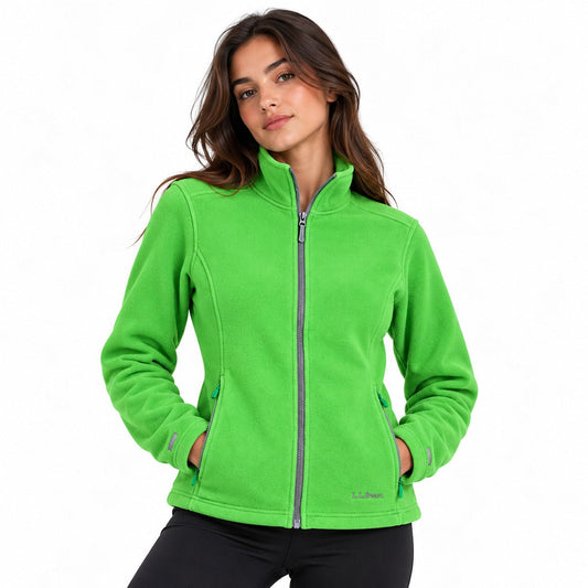 L.L.Bean Women's Green Full Zip Fleece Jacket M – Fleece Jacket product photo 1 | RewearableUK