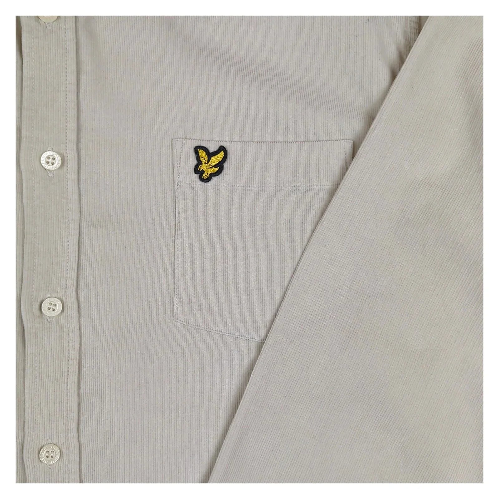 Lyle & Scott Lyle & Scott Beige Button - Down Shirt XXL 100% Cotton Casual shirt RewearableUK