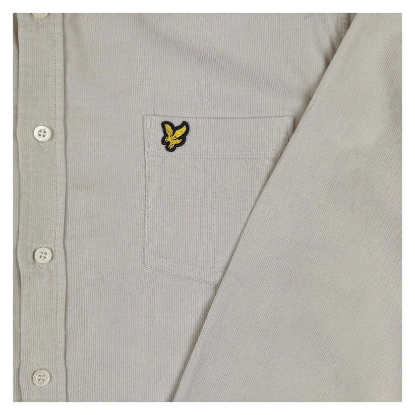 Lyle & Scott Lyle & Scott Beige Button - Down Shirt XXL 100% Cotton Casual shirt RewearableUK