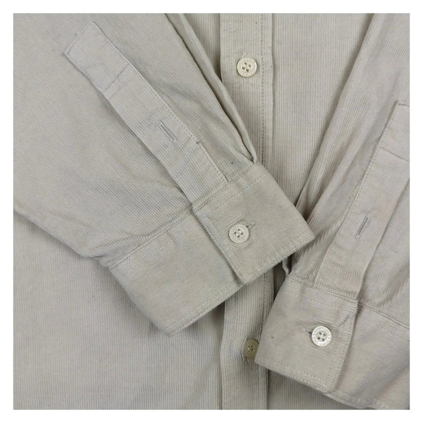 Lyle & Scott Lyle & Scott Beige Button - Down Shirt XXL 100% Cotton Casual shirt RewearableUK