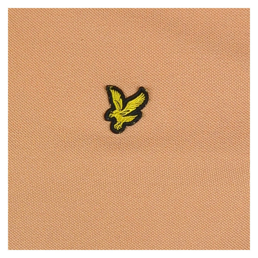 Lyle & Scott Cotton Short Sleeve Shirt Orange | Men's XXL by Lyle & Scott – polo | RewearableUK