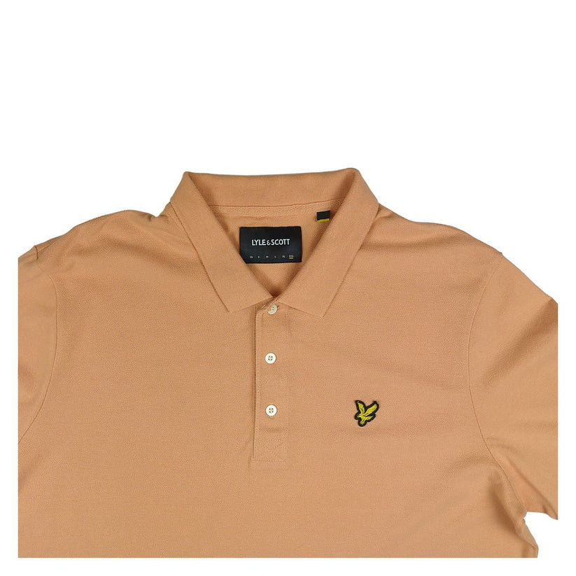 Lyle & Scott Cotton Short Sleeve Shirt Orange | Men's XXL by Lyle & Scott – polo | RewearableUK