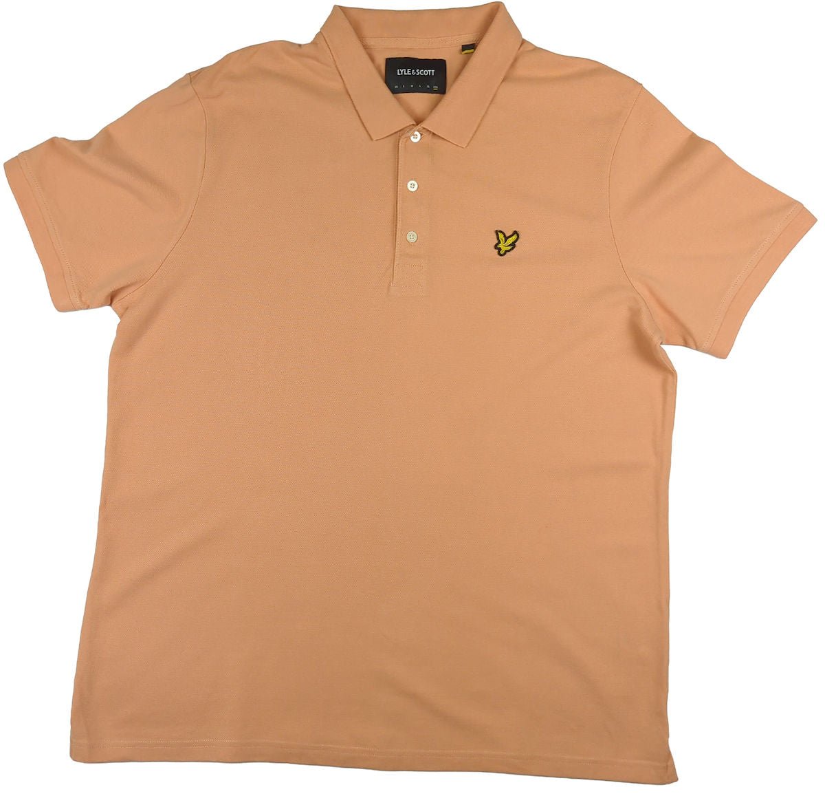 Lyle & Scott Cotton Short Sleeve Shirt Orange | Men's XXL by Lyle & Scott – polo | RewearableUK
