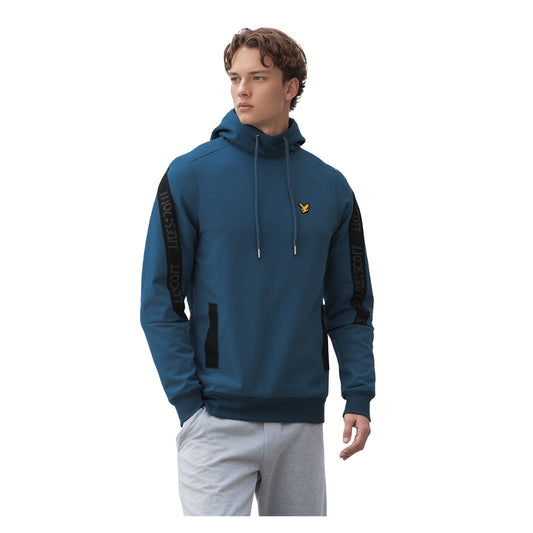 Lyle & Scott Lyle & Scott Hoodie XS Blue Logo Long Sleeve Cotton | New Without Tag Sweater & Hoodie RewearableUK