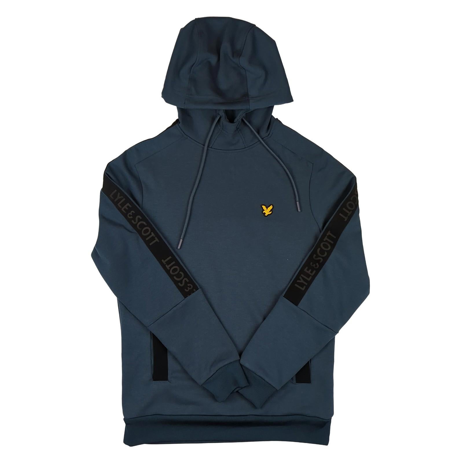 Lyle & Scott Lyle & Scott Hoodie XS Blue Logo Long Sleeve Cotton | New Without Tag Sweater & Hoodie RewearableUK