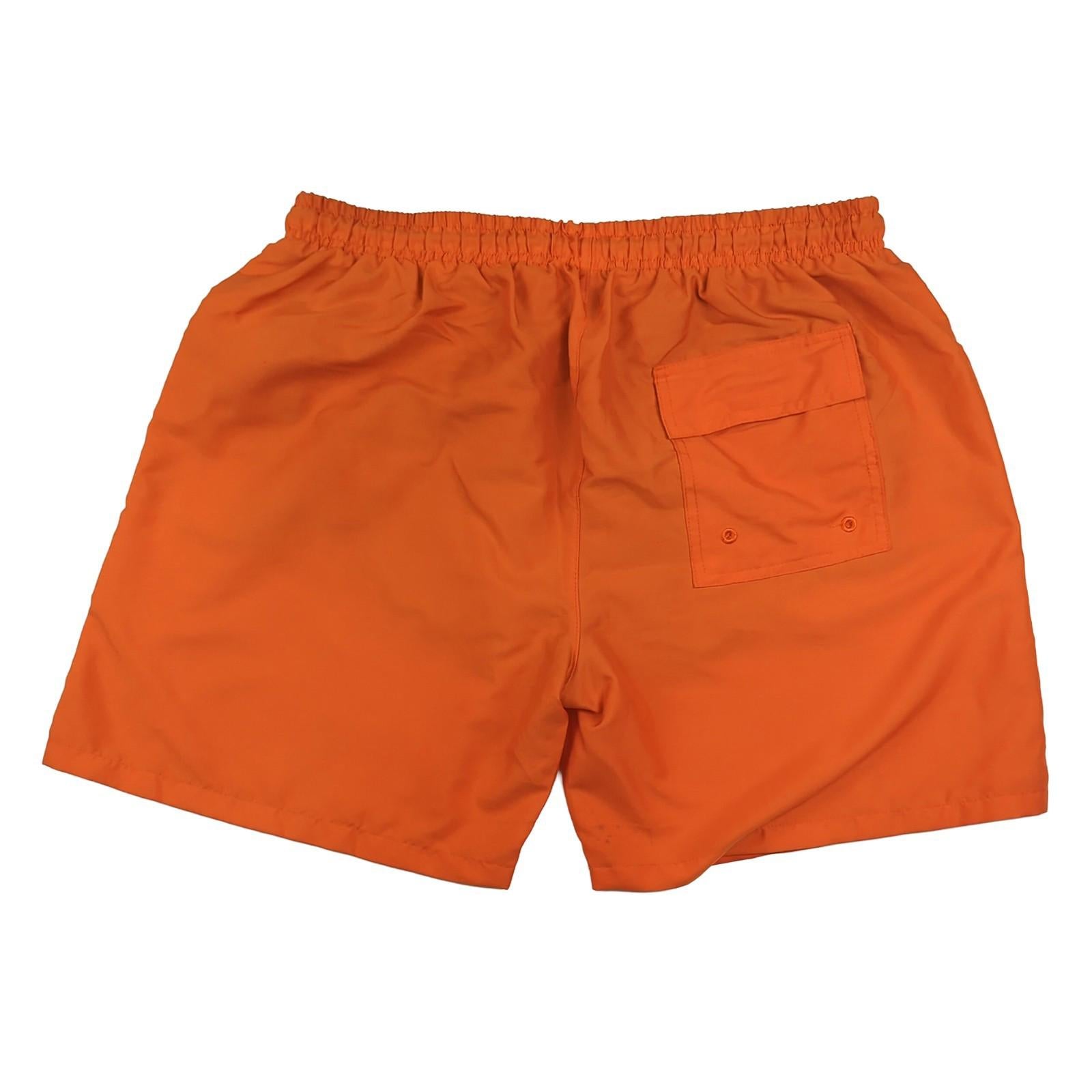 Lyle & Scott Mens Swim Shorts Size XL Orange Summer Holiday Beach Wear Cotton L& by Lyle & Scott – Swim Shorts | RewearableUK