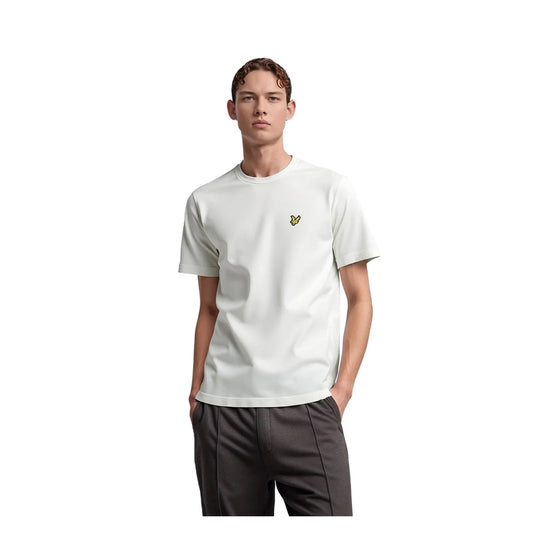 Lyle & Scott Lyle & Scott Men’s White Cotton T-Shirt XL Short Sleeve Casual Logo Tee T-Shirts RewearableUK