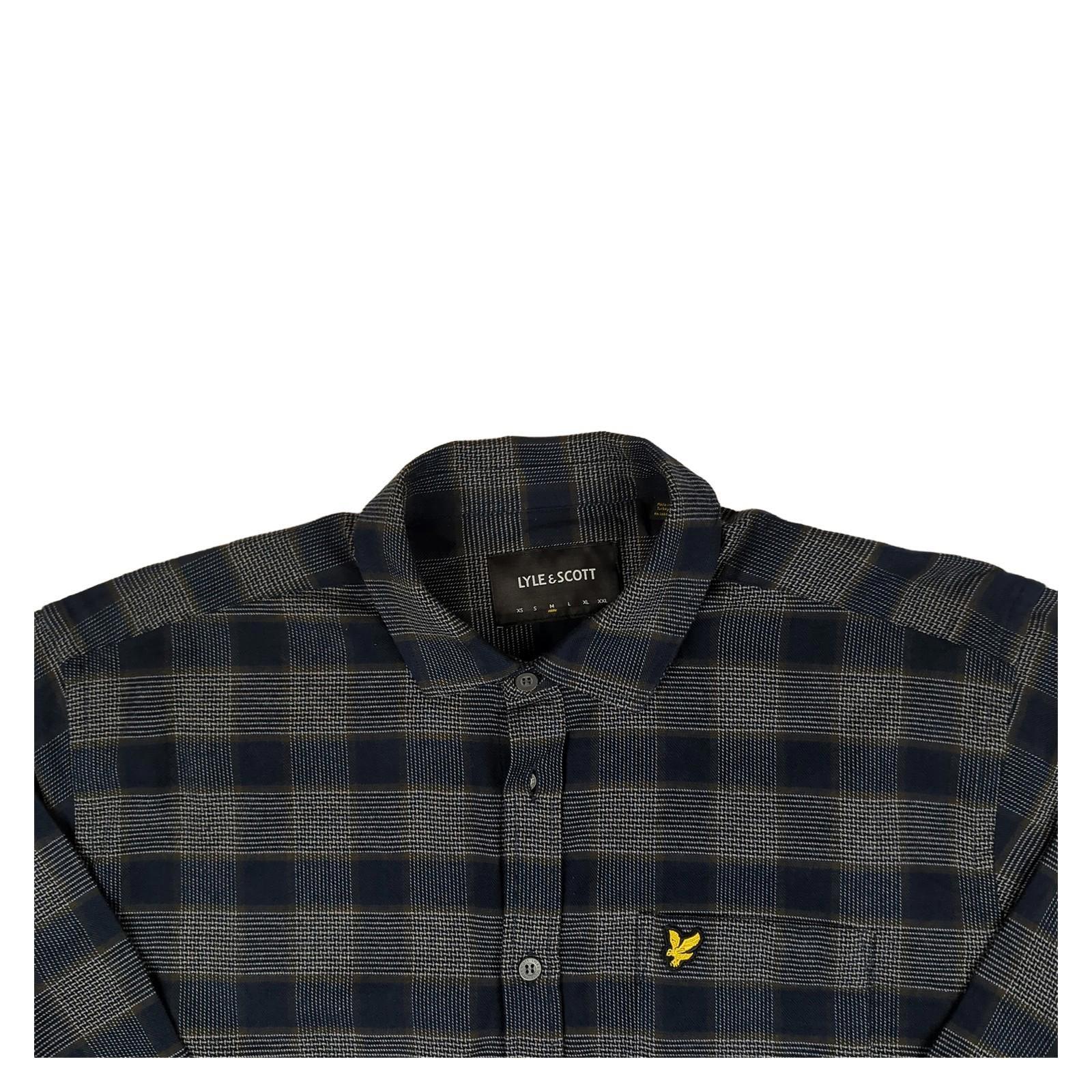 Lyle & Scott Lyle & Scott Multi - Colour Check Shirt M 100% Cotton Casual shirt RewearableUK