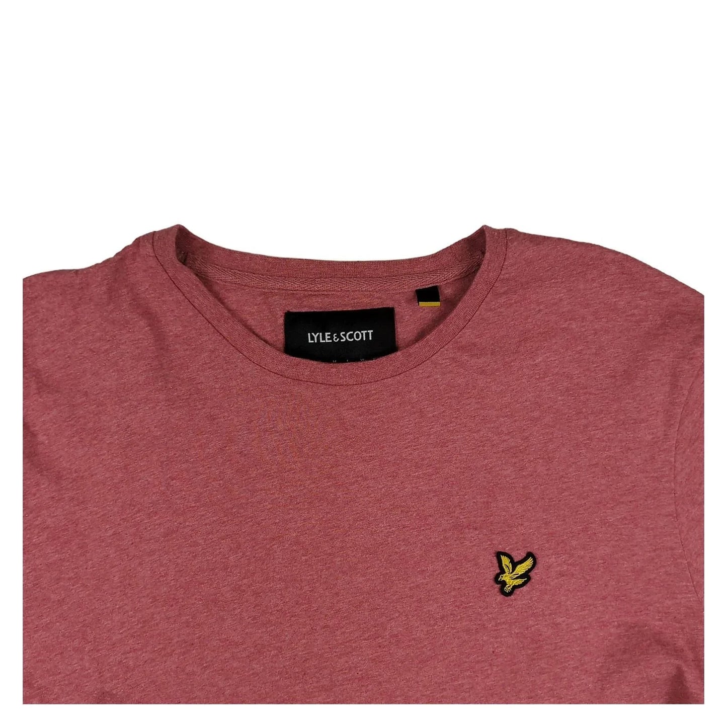 Lyle & Scott Lyle & Scott Pink Organic Cotton T-Shirt Men's Large Casual Crew Neck Tee T-Shirts RewearableUK