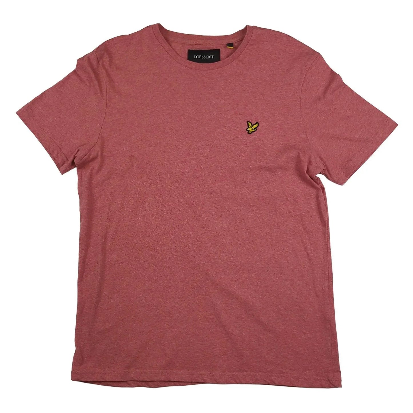Lyle & Scott Lyle & Scott Pink Organic Cotton T-Shirt Men's Large Casual Crew Neck Tee T-Shirts RewearableUK