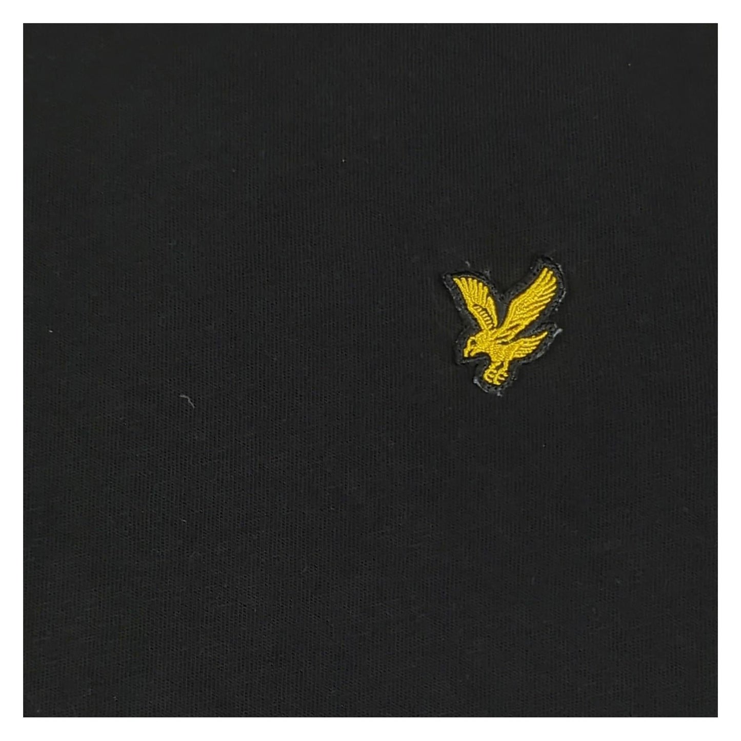 Lyle & Scott Lyle & Scott T-Shirt Mens M Medium Black Crew Neck 100% Cotton Casual Logo Top T-Shirts RewearableUK