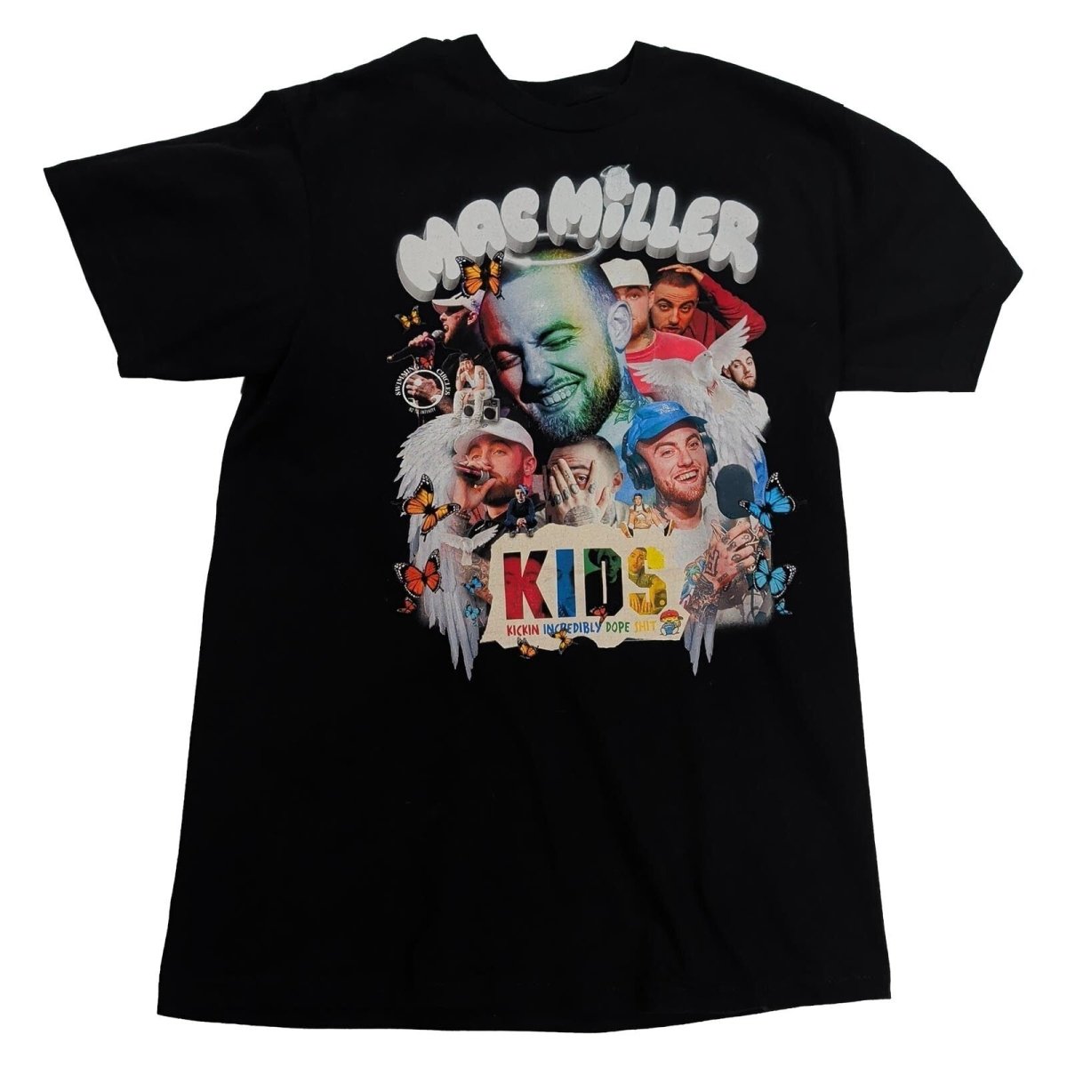 Mac Miller K.I.D.S. T-Shirt Approx M Black Double Sided Rap Hip Hop Graphic Tee – product photo 1 | RewearableUK