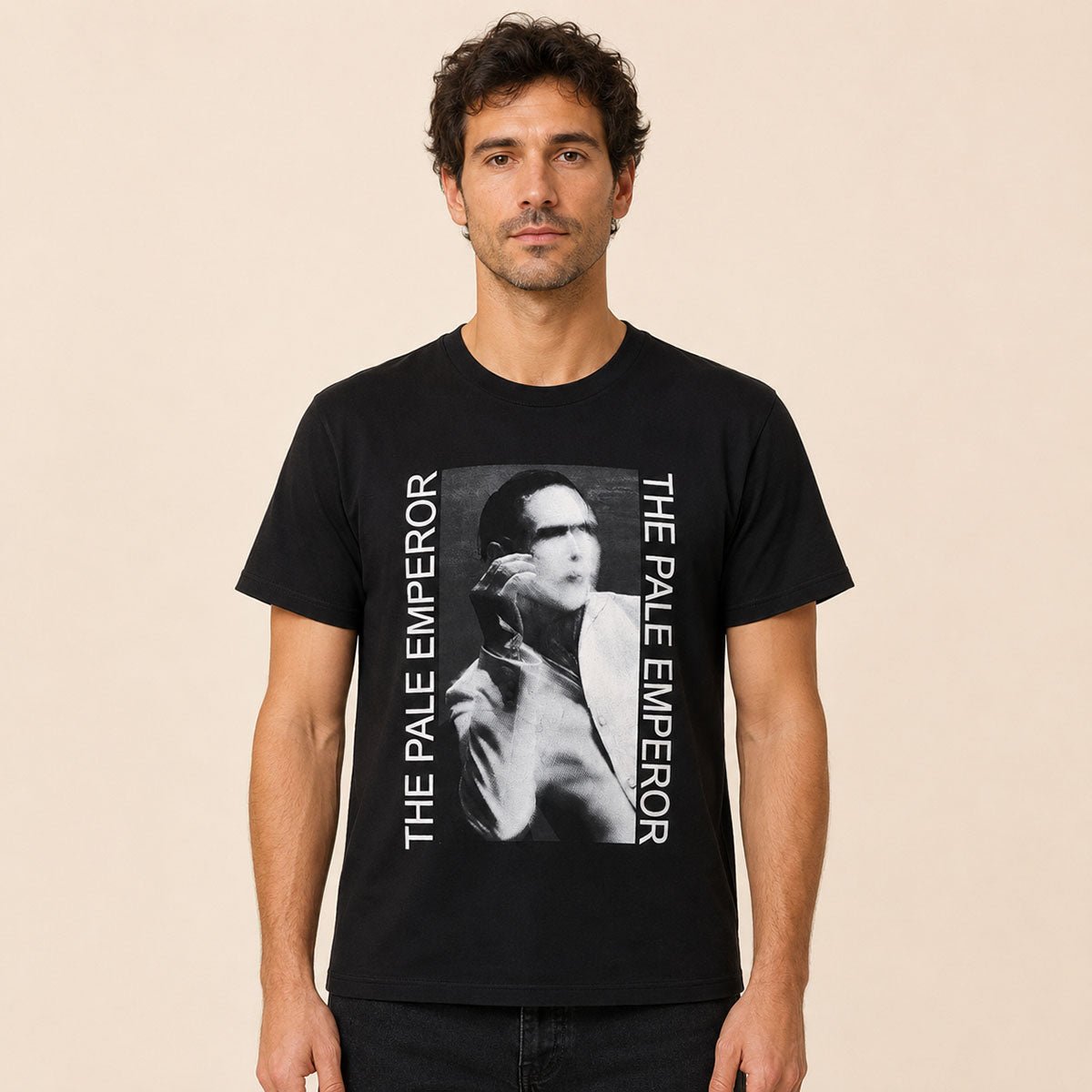 Marilyn Manson The Pale Emperor 2015 Tour T-Shirt L Black – music product photo 1 | RewearableUK