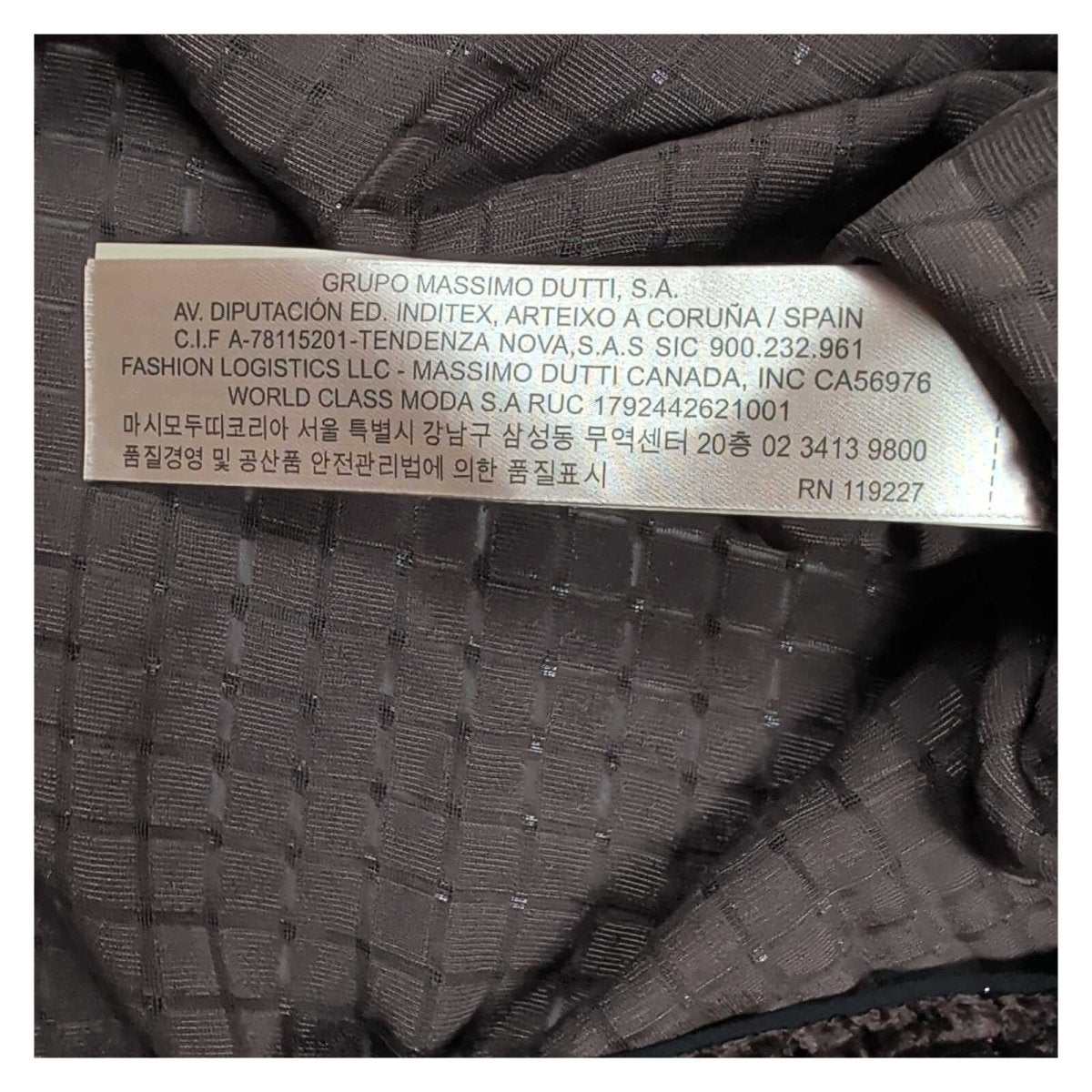 Massimo Dutti Velvet Cami Top EU 42 UK 14 Brown Silk Blend Textured – product photo 5 | RewearableUK
