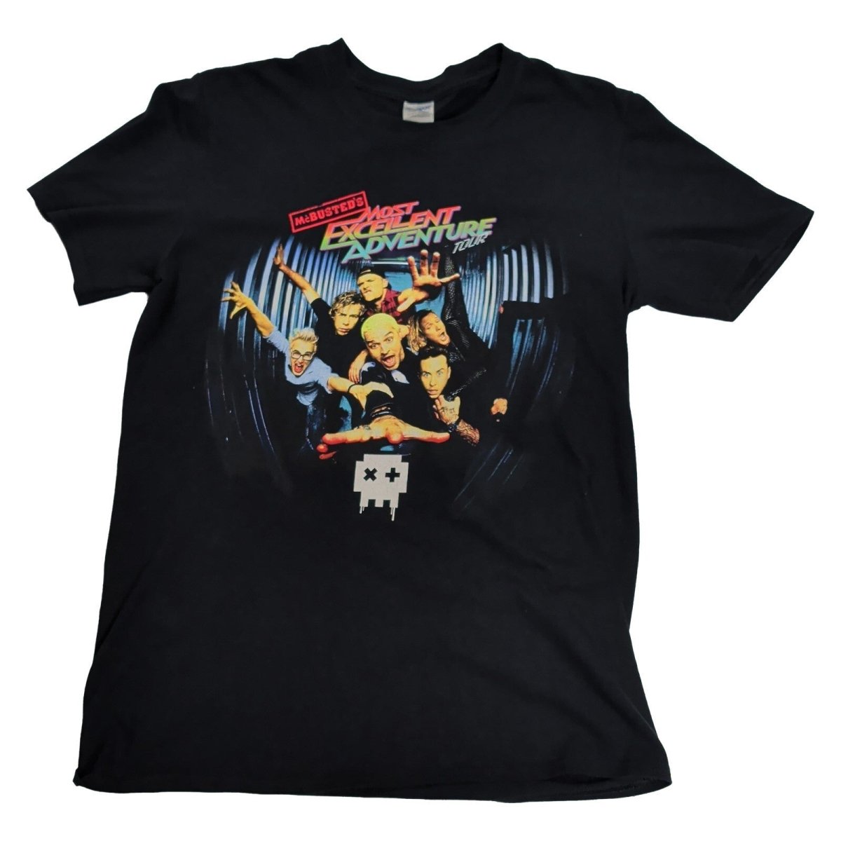 McBusted Most Excellent Adventure Tour 2015 T-Shirt M Black McFly Busted – product photo 1 | RewearableUK
