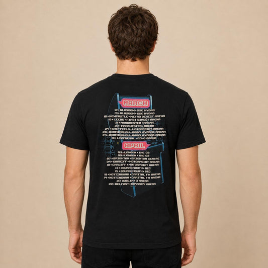 McBusted Most Excellent Adventure Tour 2015 T-Shirt M Black – product photo 2 | RewearableUK