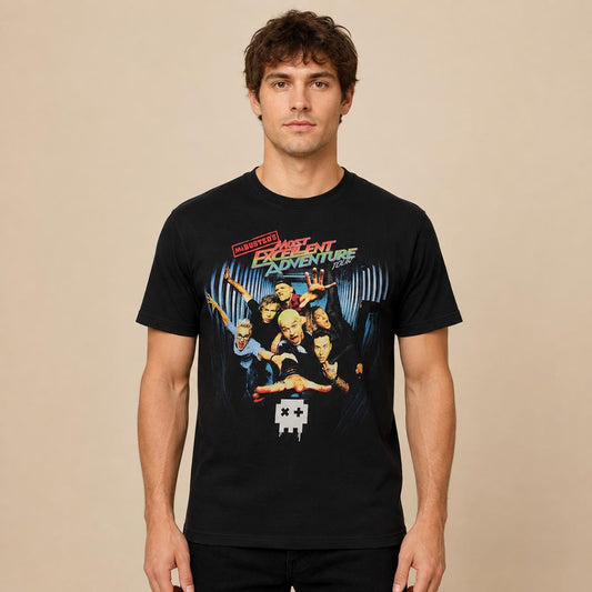 McBusted Most Excellent Adventure Tour 2015 T-Shirt M Black – product photo 1 | RewearableUK