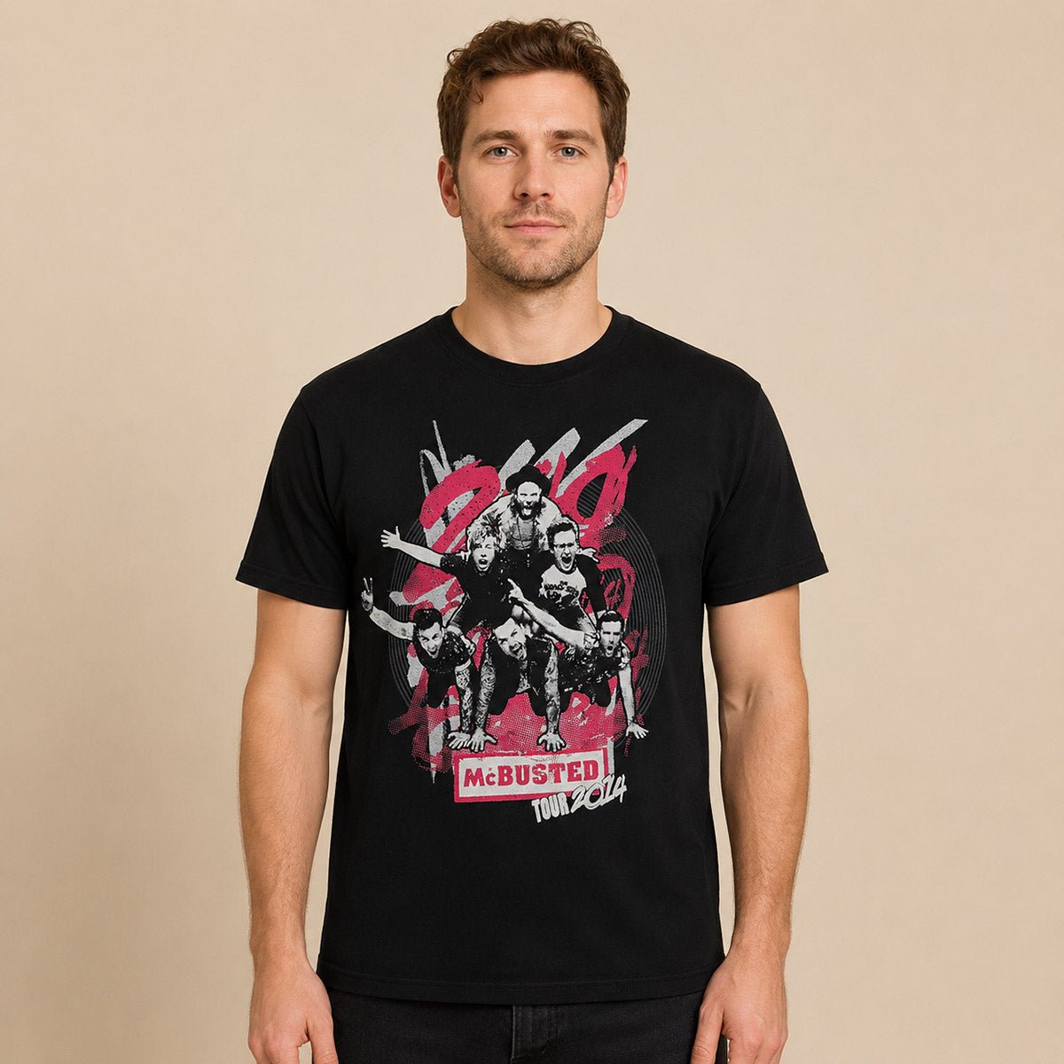 McBusted Tour 2014 T-Shirt M Black – product photo 1 | RewearableUK
