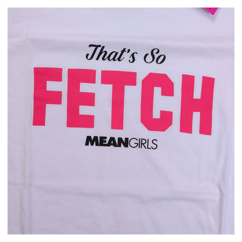 Mean Girls Burn Book That's So Fetch Womens White Graphic T-Shirt UK 14 BNWT – T-Shirt product photo 4 | RewearableUK