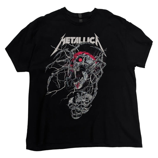 Metallica Spider Dead T-Shirt XL Black Gildan Heavy Cotton Skull Band Music Tee – product photo 1 | RewearableUK